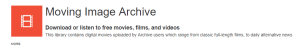 Streaming Moving Image Archive Internet Archive